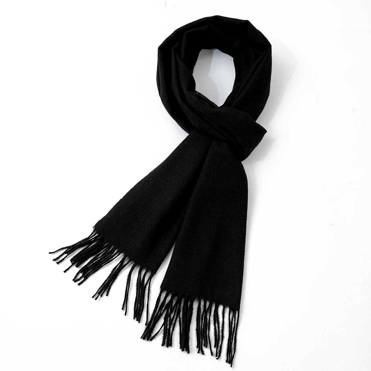 Muffler Men Wool - Herren-Schal aus Kaschmirimitat in Unifarben, warmer,