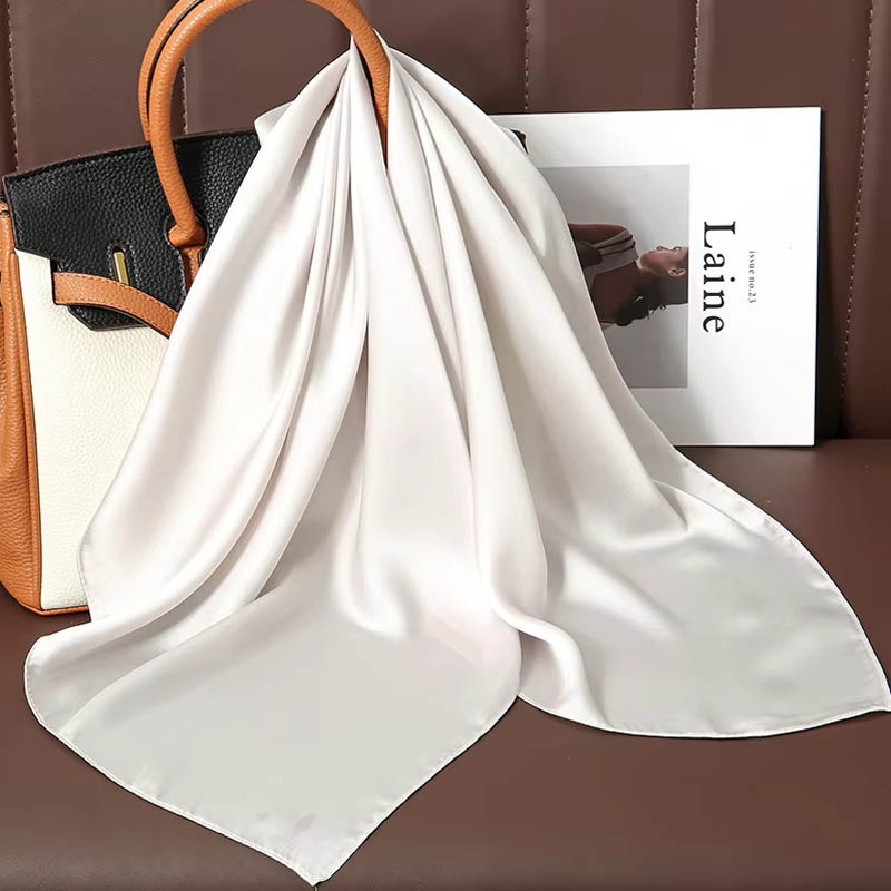 Luxus Einfarbig Seide Quadrat  – Scarf Silk Square Bewertung und Preis