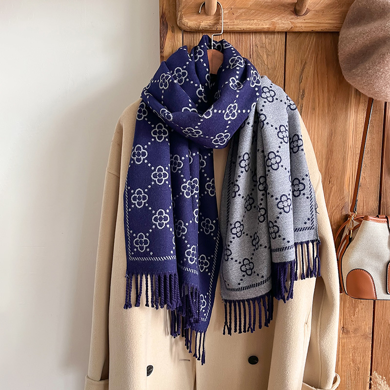 Marken-Jacquard-Design, zweise – Woven Scarf Blanket Bewertung und Preis