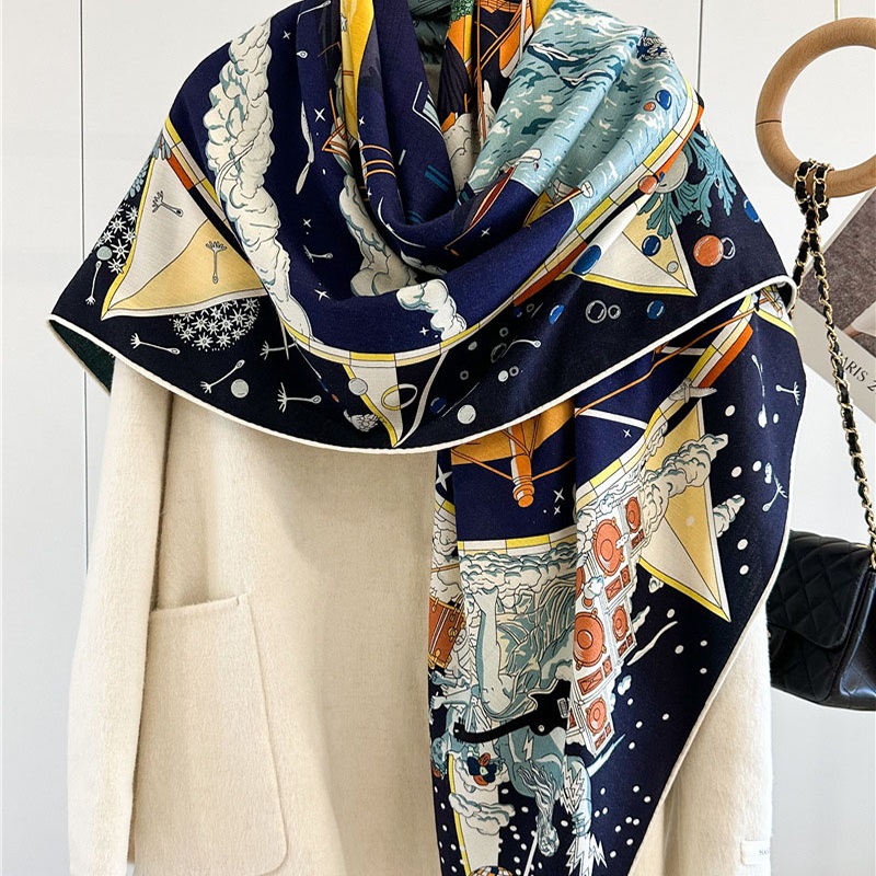 Damen Luxus Wolle Decke Schal  – Woven Scarf Blanket Bewertung und Preis
